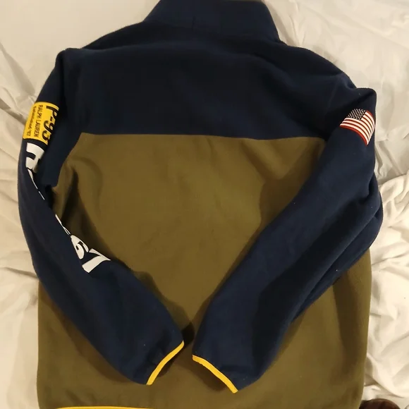 Polo Ralph Lauren Navy and Olive Pullover - Picture 7 of 7